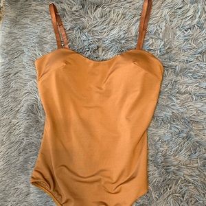 Love Culture Coffee Strapped Bodysuit